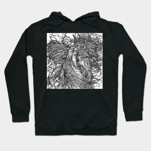 INK HORSES .3 Hoodie